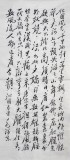 毛體四尺書法《沁園春·雪》