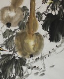 四川美協西蜀山人四尺寫意葫蘆《大福祿》