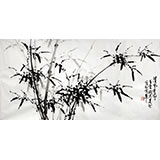 章昊然四尺墨竹《清風(fēng)亮節(jié)》