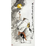 魏武雙四尺精品國(guó)畫(huà)《邀月圖》（詢價(jià)）