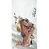魏武雙四尺國畫《祖師達摩》（詢價）