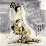 北京美協李鳳英四尺斗方《花語》（詢價）