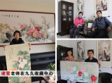 北京美協(xié)凌雪四尺斗方桃花圖《繁榮和平》