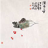 王向陽四尺斗方《清白一生》 中國美術(shù)家協(xié)會(huì)會(huì)員（詢價(jià)）