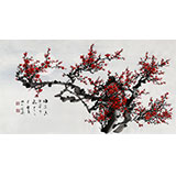 安徽美協何華賢三尺《梅花香自苦寒來》（詢價）