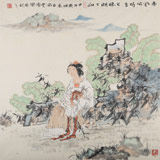 陳樂四尺斗方《東風(fēng)何時(shí)至》