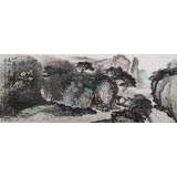 民盟美協(xié)理事黃奇松小六尺《一雨經(jīng)時勢未休》