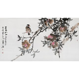 中國(guó)美協(xié)會(huì)員張延?xùn)|三尺《百子如一》