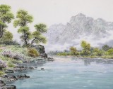 朝鮮名家蔡京華 四尺《故鄉(xiāng)的路》
