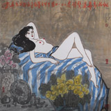 國家一級美術師王永剛四尺斗方《似水柔情》(詢價)