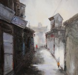郭麗巖 《小巷》 布面油畫