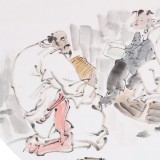 南海禪寺 妙林居士 人物畫《講經論道圖》
