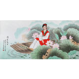 北京美協(xié)凌雪四尺《荷香萬(wàn)里》