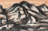 胡書文 四尺對開《秋韻圖》中國書畫院創作院副院長（詢價）