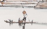張春奇 四尺斗方《陽朔風(fēng)情》徐悲鴻紀(jì)念館藝術(shù)中心理事（詢價）