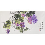 【已售】何華賢 三尺《珠圓玉潤》 潁淮書畫名家