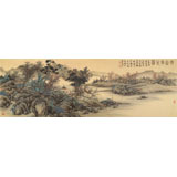 【已售】貴州七星關美協主席吳顯剛 小六尺《秋山高士圖》