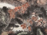 胡書文 四尺斗方《秋色賦》中國書畫院創作院副院長（詢價）