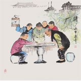 張春奇 四尺斗方《將！》徐悲鴻紀念館藝術中心理事