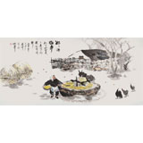 張春奇 四尺《奶奶的心事》徐悲鴻紀念館藝術中心理事（詢價）