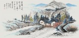 張春奇 四尺《青山隱隱水迢迢》徐悲鴻紀(jì)念館藝術(shù)中心理事（詢價）