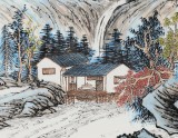 張春奇 四尺《青山隱隱水迢迢》徐悲鴻紀(jì)念館藝術(shù)中心理事（詢價）