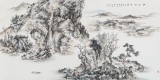 曹寶峪三尺《江上泛舟》