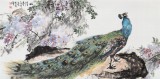 向士平 四尺《春風動春心 瑞鳥吐清音》三峽大學藝術學院教授