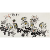 王寶欽四尺《清香》當代花鳥牡丹畫名家（詢價）