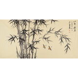 何華賢 四尺竹子畫《八節安康》 潁淮書畫名家