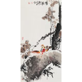 王寶欽 三尺《鳴秋》當代花鳥牡丹畫名家（詢價）