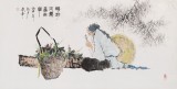 北京美協(xié)張春奇 四尺《時(shí)珍問(wèn)藥尋百草》（詢價(jià)）