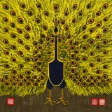 【已售】原中文聯(lián)編輯部主任 閻世宏 四尺斗方《百鳥(niǎo)之王》（詢(xún)價(jià)）