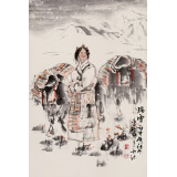 楊西沐 四尺三開《瑞雪》 東方書畫院名譽(yù)院長（詢價(jià)）