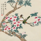 凌雪 四尺斗方《花開爛漫》 北京美協(xié)會(huì)員