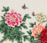 張洪山 四尺《花開富貴》