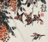 鄒友蒸 《無限春暉》2000年 已故山野派繪畫大家