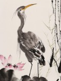 王寶欽 四條屏《清香》 當(dāng)代花鳥牡丹畫名家（詢價(jià)）