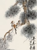 王寶欽 四條屏《清香久遠》 當代花鳥牡丹畫名家（詢價）