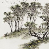 鄒本財 四尺斗方《春之韻》  公主嶺市美協常務副主席