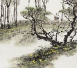 鄒本財 四尺斗方《春之韻》  公主嶺市美協常務副主席