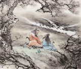 鄒本財 三尺《二仙盤道圖》 公主嶺市美協常務副主席