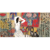 王永剛 三尺《皎皎秋月》 國家一級(jí)美術(shù)師（詢價(jià)）