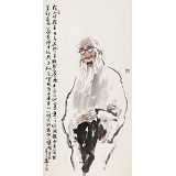 魏武雙四尺國畫《白石老人》（詢價）