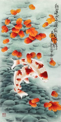 南海禪寺 妙林居士 三尺《紅運當頭 前程似錦》