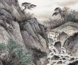 劉金河 四尺《清泉出岫》 中美協會員（詢價）