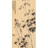 皇甫小喜 四尺《竹生空野外》 河南著名花鳥畫家