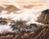 張慧仁 小八尺《秋山神韻圖》 廣西山水畫家協(xié)會(huì)常務(wù)理事