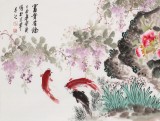 【已售】王寶欽 小六尺《富貴有余》當代花鳥牡丹畫名家（詢價）