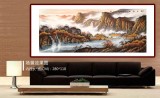 張慧仁 小八尺《秋山流泉》 廣西山水畫家協會常務理事